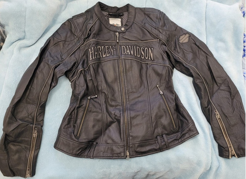 Jaqueta De Couro Feminina Harley Davidson