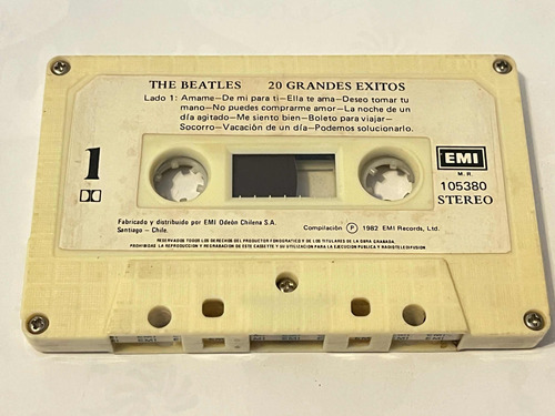 Cassette The Beatles / 20 Grandes Éxitos ( Sin Caratula)