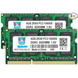 Memoria Ram 8 Gb (2 X 4 Gb) Pc3-10600 Ddr3 1333 Mhz Sodimm