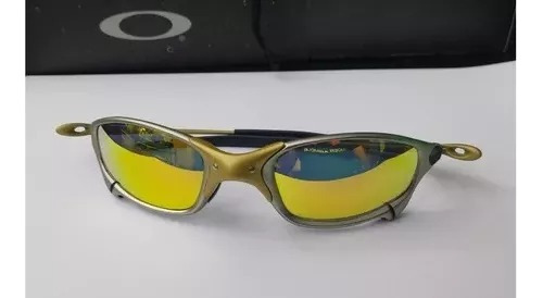 Oculos Juliet 24k Xmetal Dourada Oakley De Sol