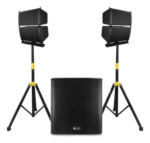 Sistema Audio Subwoofer 18  + Bocinas Satelitales Alienpro