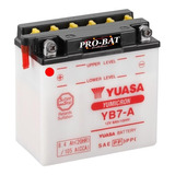 Bateria De Moto Yuasa Yb7-a 12v 8ah Suzuki En 125 Gs400