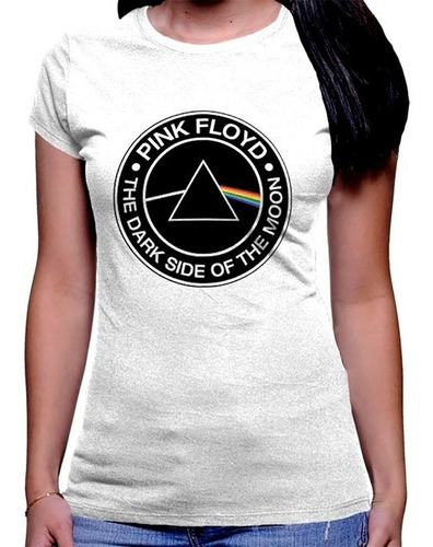 Camiseta Premium Dtg Rock Estampada Pink Floyd