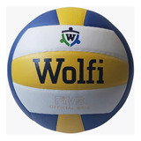 Pelota De Voley Wolfi 18 Gajos Nº4 Termosellada Tricolor