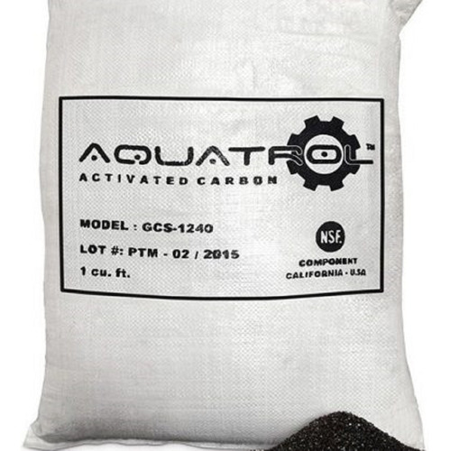 Carbón Activado Cascara De Coco 12.3 Kg 8x30 Aquatrol 1 Ft