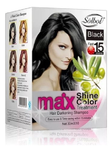 Shampoo Cubre Canas Color Negro