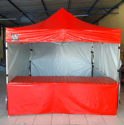 Tenda 3x3 Com 3 Laterais E 1 Balcão 3 Metro Saia 9mts