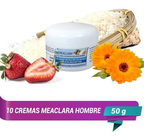 Crema Aclaradora Para Hombre Axilas Codos Y Cuello Meaclara