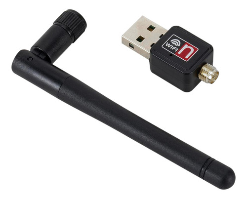 Receptor Wifi Con Conector Usb Plug & Play Antena Para Pc.