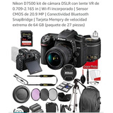 Nikon D7500 Kit De Cámara Dslr Con Lente Vr De 0.709-2.165in