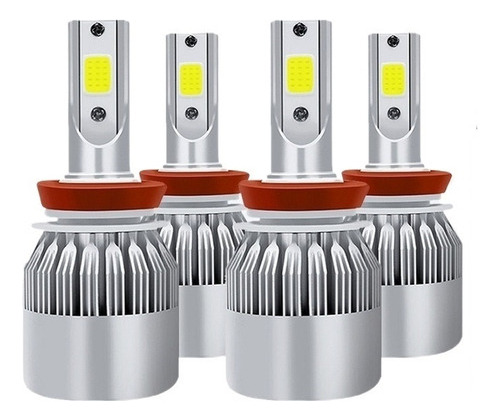 Kit De Luces Led Alta/baja Para Nissan H4, 4000 Lm, Canbus