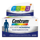 Centrum Silver Hombre +50 Años Vitaminas Minerales 60 Comp