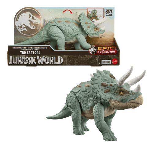 Jurassic World Dinosaurio Rastreadores Gigantes Triceratops