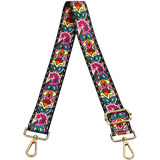 Correa Ancha Ajustable P/bandolera, Bolso, Carteras - Flower