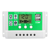 Controlador Dual Usb De Carga Solar 12v/24v 40a Pwm 