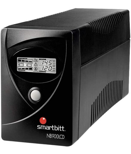 No-break Smartbitt (sbnb900lcd) 900va/450 Watts, 6contactos,