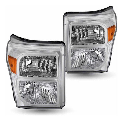 Faros Delanteros Sper Duty 2011-2016 F250 F350 Original Foto 2