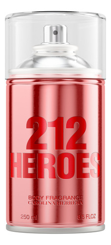 Carolina Herrera 212 Heroes Body Fragrance Body Spray 250ml Para Feminino