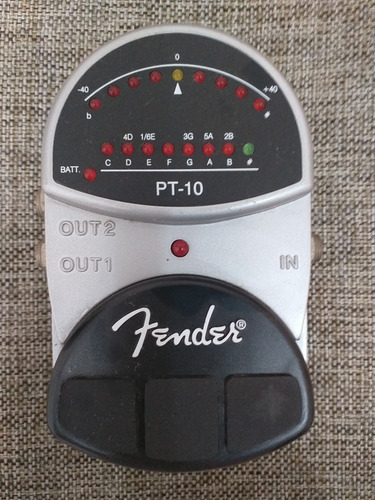 Pedal Afinador Fender Pt-10