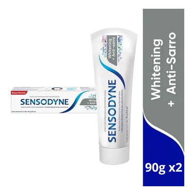Sensodyne Pasta Dental Blanqueadora 2 Pack 90g | MercadoLibre