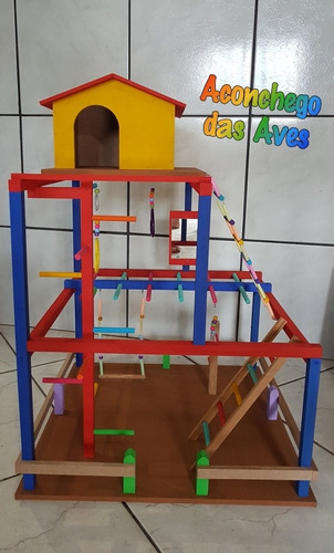 Playgroud Parquinhos Para Calopsitas(mod.2)