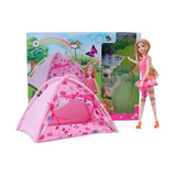 Muñeca Kibili Con Carpa Camping Y Accesorios 