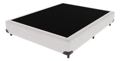 Cama Box Casal Branca Comfort Prime