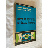 Como Se Comenta Un Texto Literario Lazaro Carreter Correa