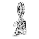 Charm Dije Pandora Original 21 Años Plata S925 Ale