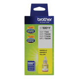 Botella De Tinta Brother, Color Amarillo, Modelo: Bt-5001y