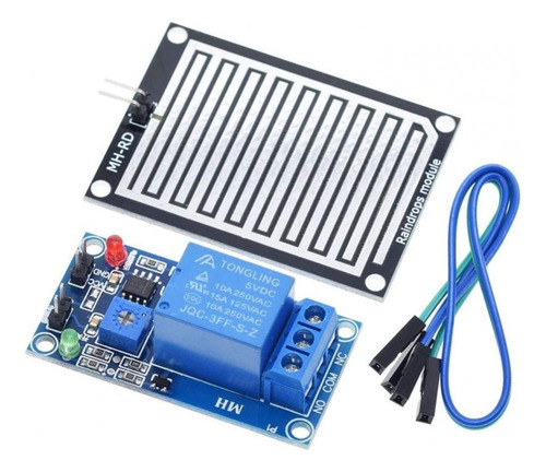 Módulo Sensor De Gotas De Lluvia Con Relevador 5vdc, Arduino