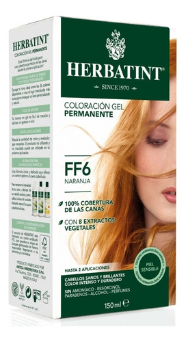 Tintura Permanente Ff6 Naranja Herbatint