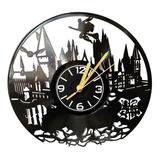 Reloj De Pared Disco Vinil Vinilo Acetato Harry Potter Ci038