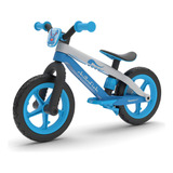 Chillafish Bmxie 2, Bmx Styled Balance Bike With Integrated Footrest, Footbrake & Airless Rubberskin Tires, Blue