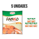 5 Unidades Farinha Empanar Tempurá Panko Mistura Flocada 1kg