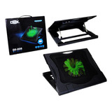 Suporte Notebook Com Cooler 6 Níveis Usb Dex-005 Preto