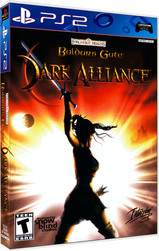 Baldur`s Gate Dark Alliance Para Playstation 2 Slim Bloq
