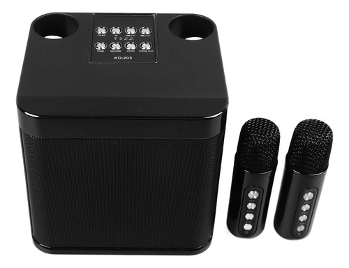 Altavoz: 2 Micrófonos Inalámbricos Karaoke S Portable Mini .