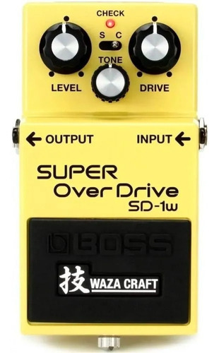 Pedal Para Guitarra Sd-1w Super Overdrive Waza Craft Boss