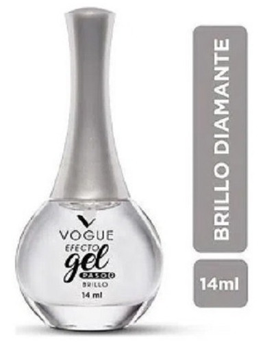 Vogue Esmalte  Efecto Gel Facil Aplicacion Brillo X 14 Ml