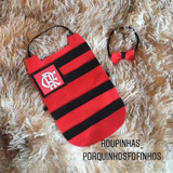 Roupa Pet Time Flamengo Porquinho Da Índia Mini Coelho