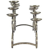 Pilgrim Home And Hearth 17501 Candelabro, Bronce Envejecido