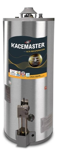 Termotanque Multigas Kacemaster 90 Lts Plateado Inox