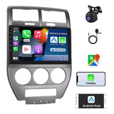 Estéreo De Coche 2+64 G Carplay Gps Para Jeep Compass 2007-2