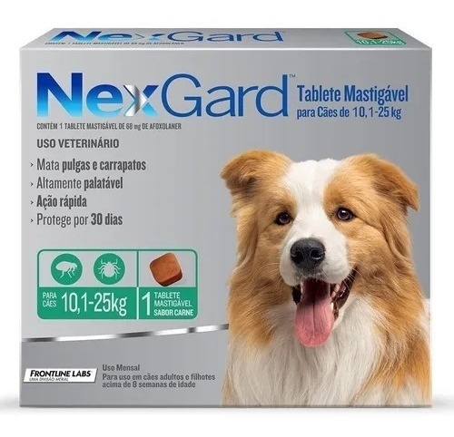 Nexgard Promoção Antipulgas E Carrapatos 10kg A 25kg