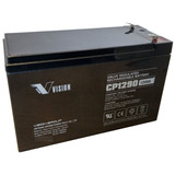 Bateria De Gel Vision Cp1290 12v 9ah Para Ups Apc Alarmas