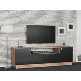 Mesa Tv Led 1.50 Mueble Rack Moderno Melamina Modular