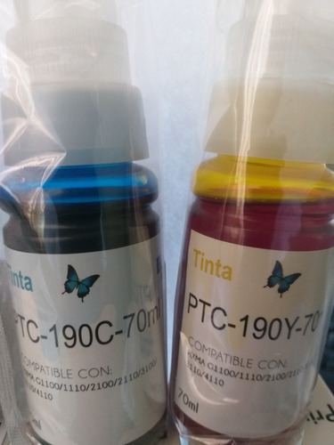 Pack De 4 Tinta Canon G190 G1100 G2100 G3100 G4100 Premium