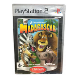 Madagascar Jogo Original Ps2 Platinum Europeu (pal) Seminovo