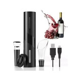 Kit Abridor Vinho Automático Cortador Tampa A Vácuo Aerador